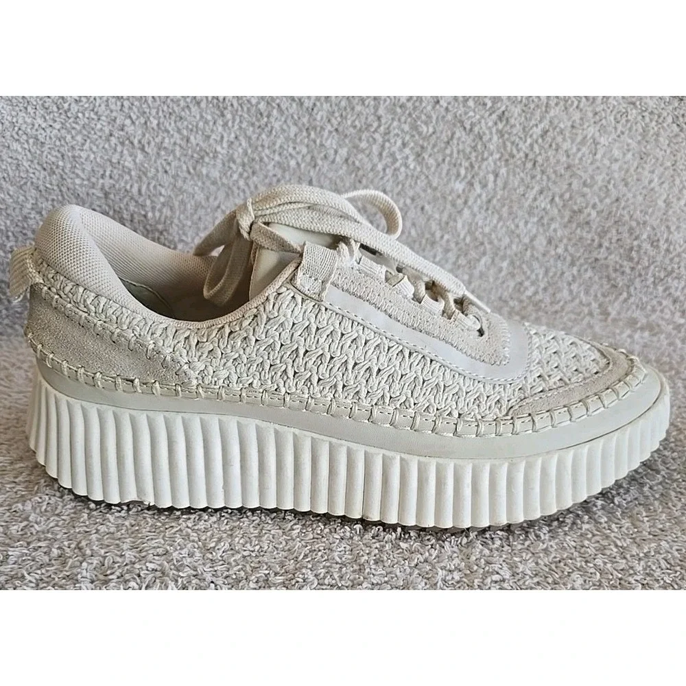 Dolce Vita‎ Dolen Sneakers in Sandstone Knit Women's Size 10 Platform Shoes
